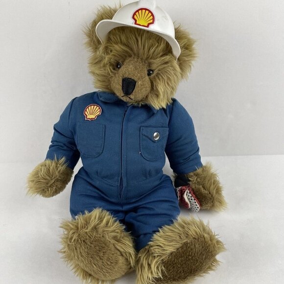 Shell Station 2nd Edition Plush Bear Royal Jointed 16" Monkey Island 2000 - Picture 1 of 9